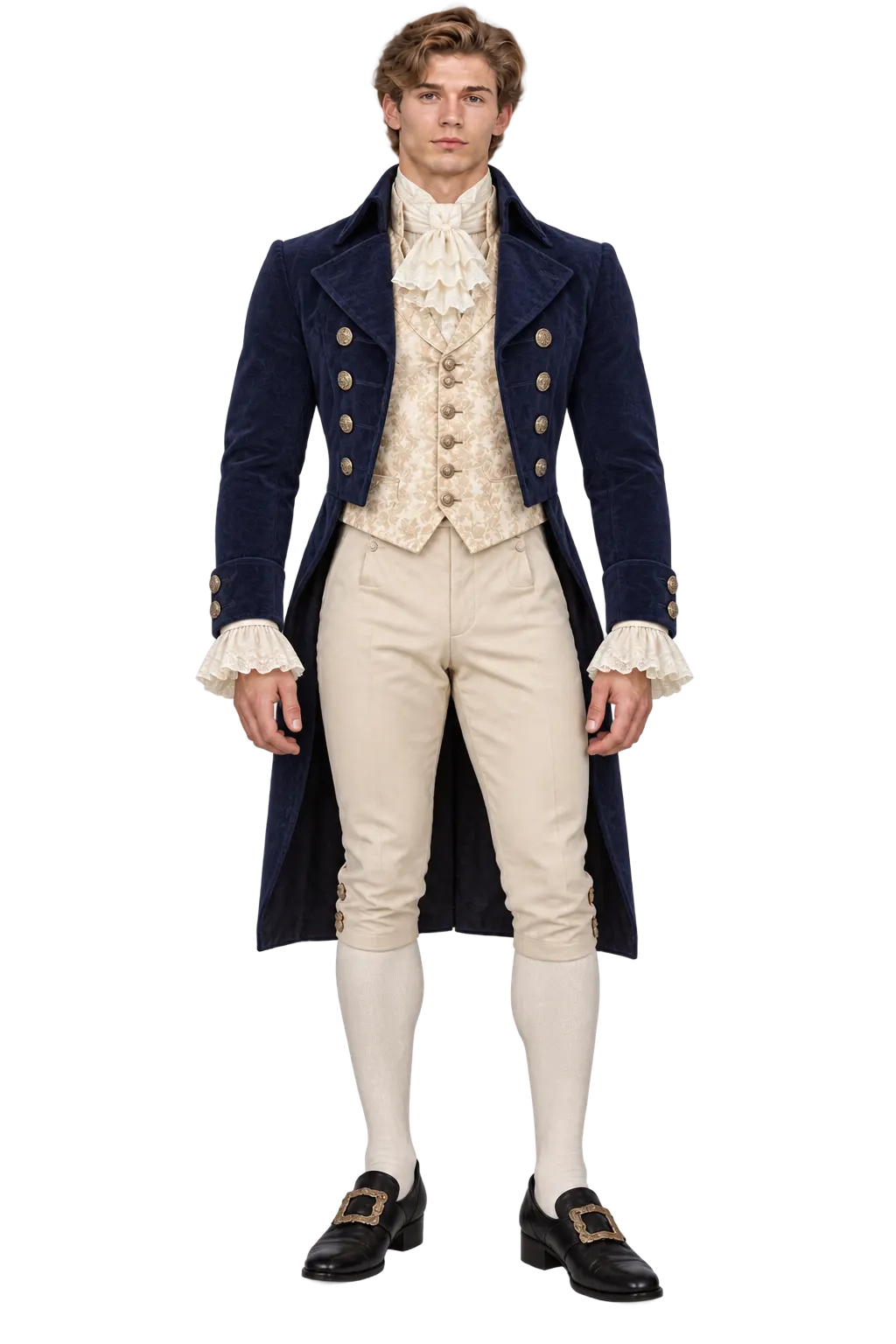 Erkek — 1810 — Erkek Regency Dandy'si / Frak Takımı