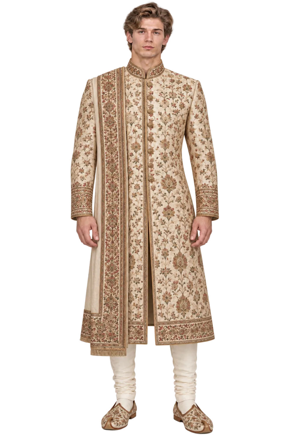 Erkek — 1850 — Erkek Sherwani'si / Achkan'ı