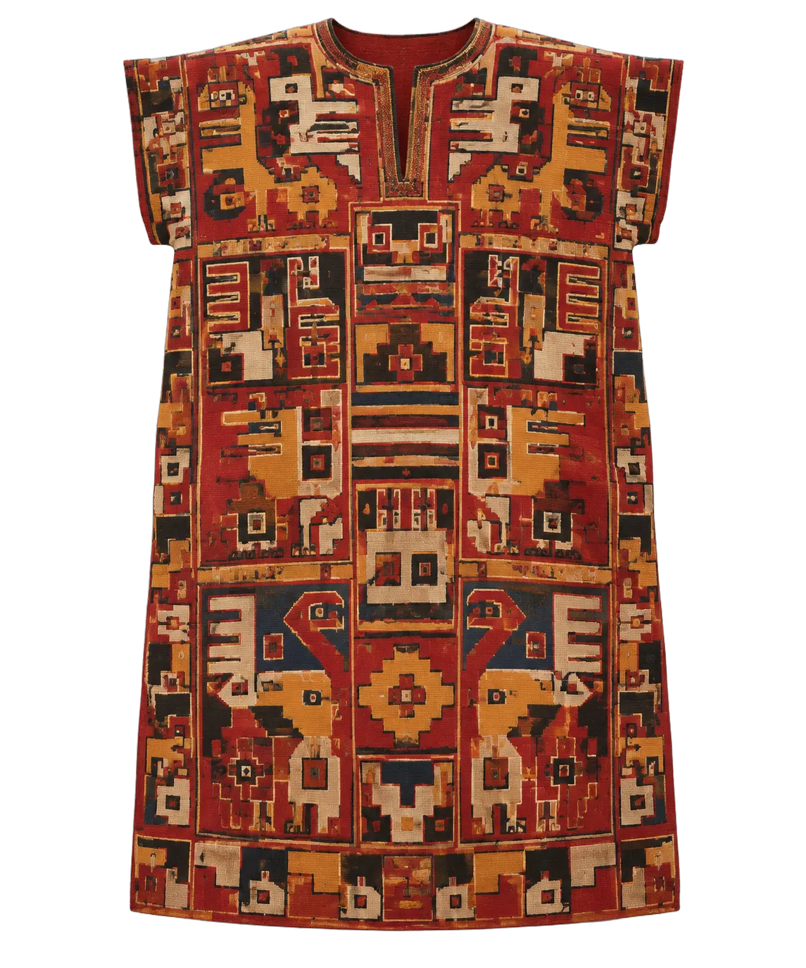 Wari Erkek Gobelen Tuniği — Peru