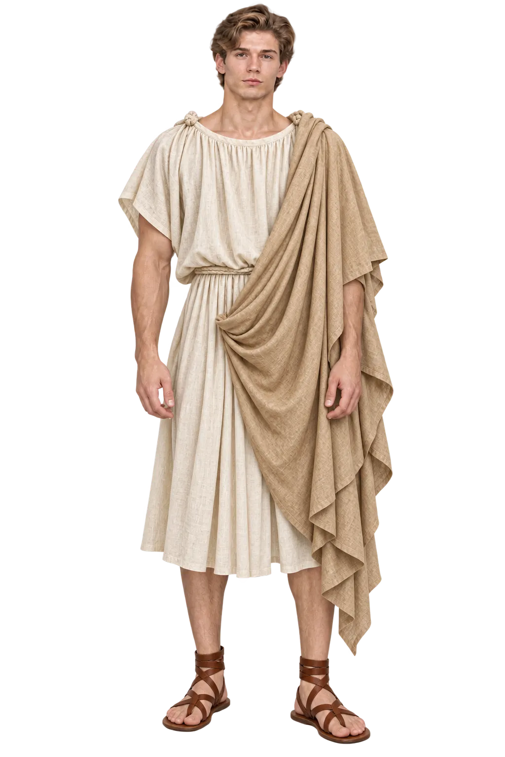 Erkek — MÖ 500 — Erkek Chiton + Himation