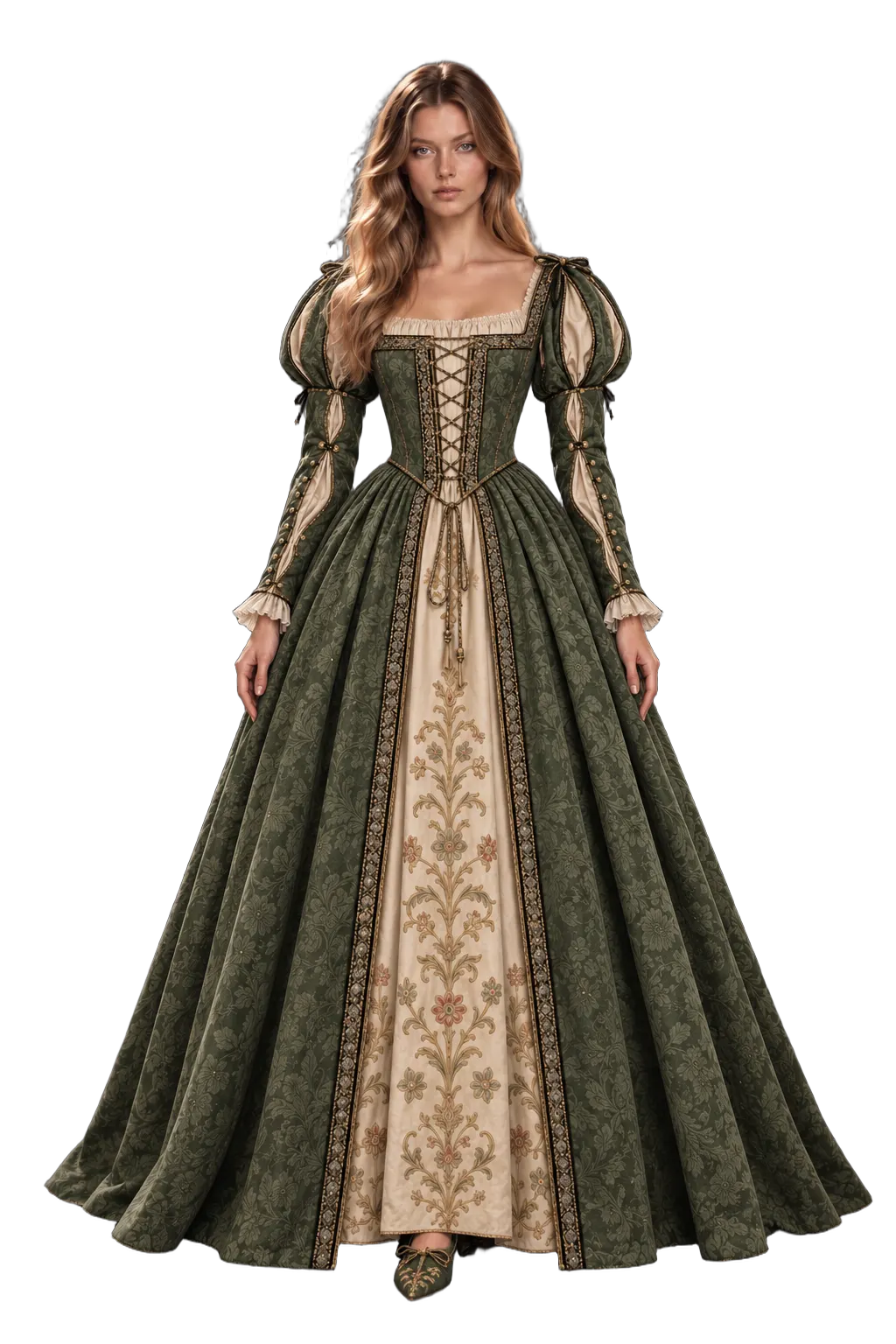 Woman — 1500 — 1500 Gamurra