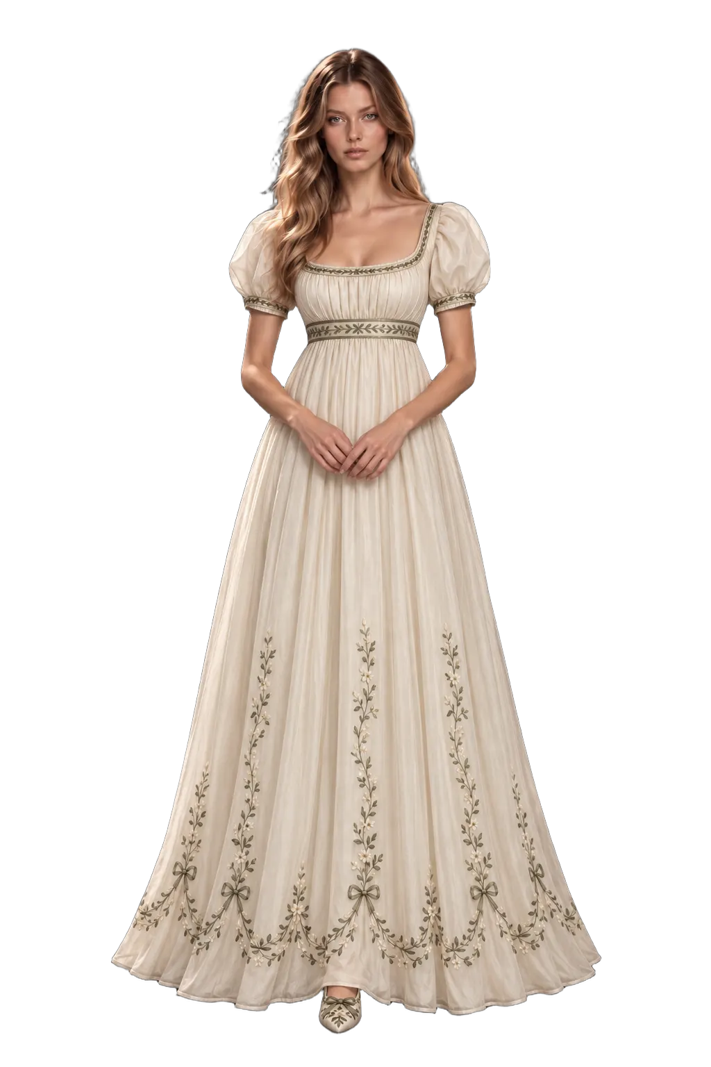 Woman — 1800 — 1800 european empire dress look