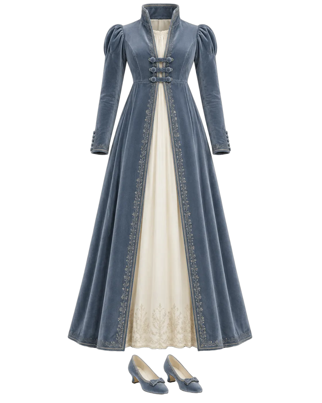 1815 Pelisse dress look — Britain / France