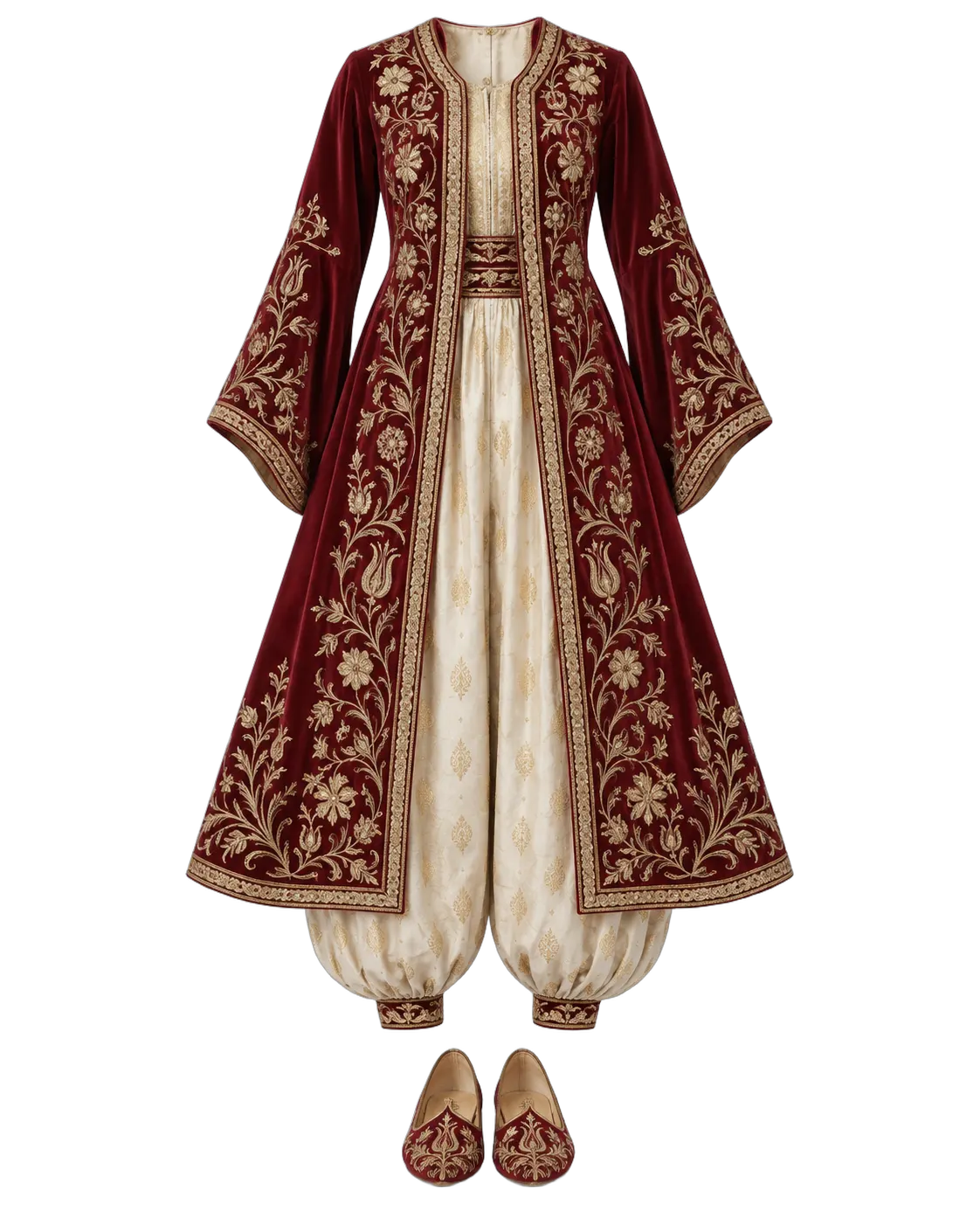 1825 Ottoman-style Entari look — Ottoman Empire