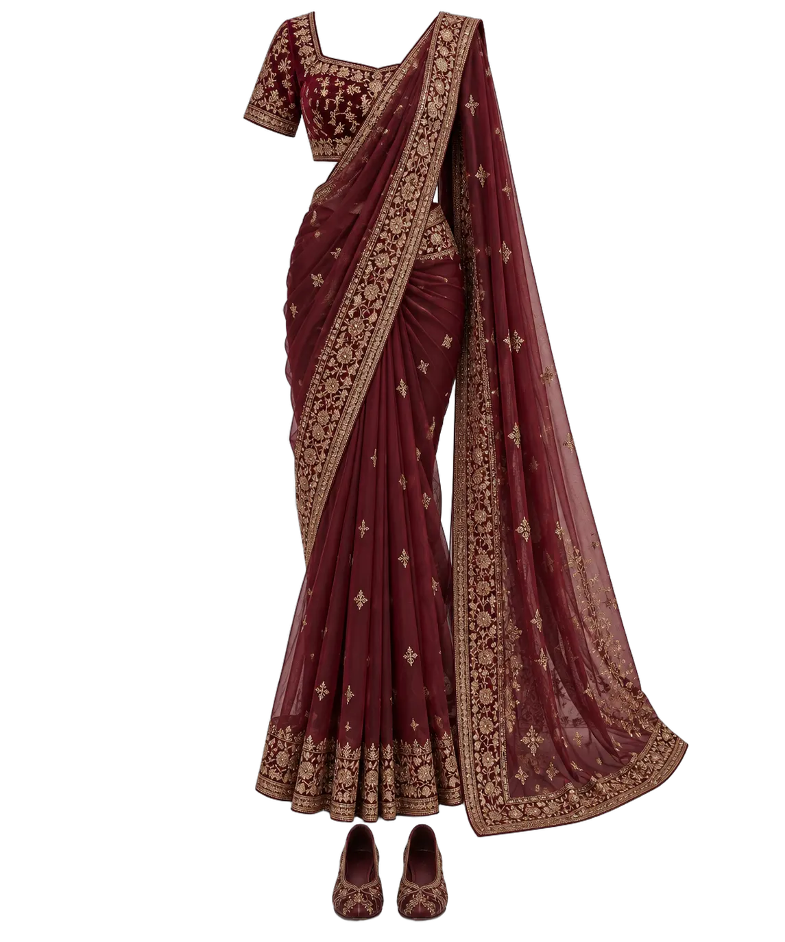 1875 Sari Dress Look — South Asia