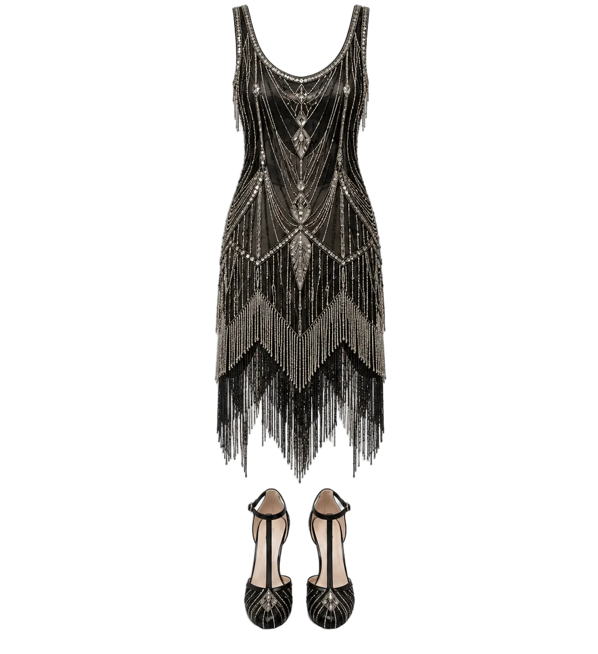 1924 Flapper Dress Look — United States / Europe