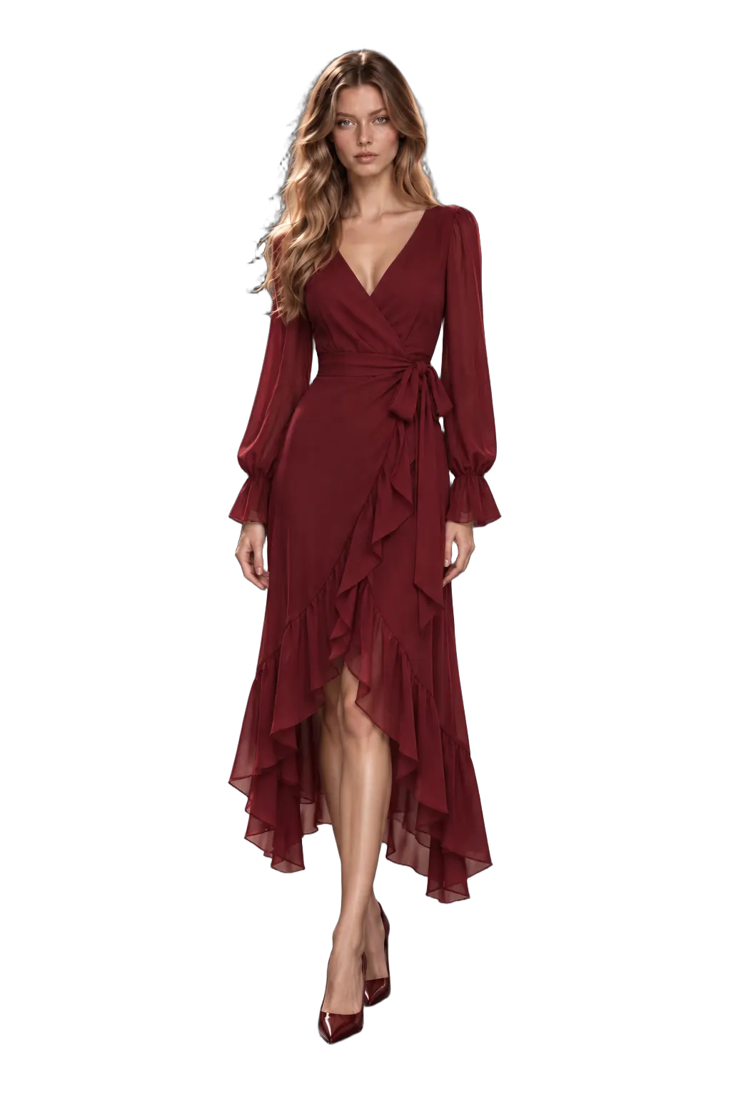Woman — 1974 — 1974 Wrap Dress