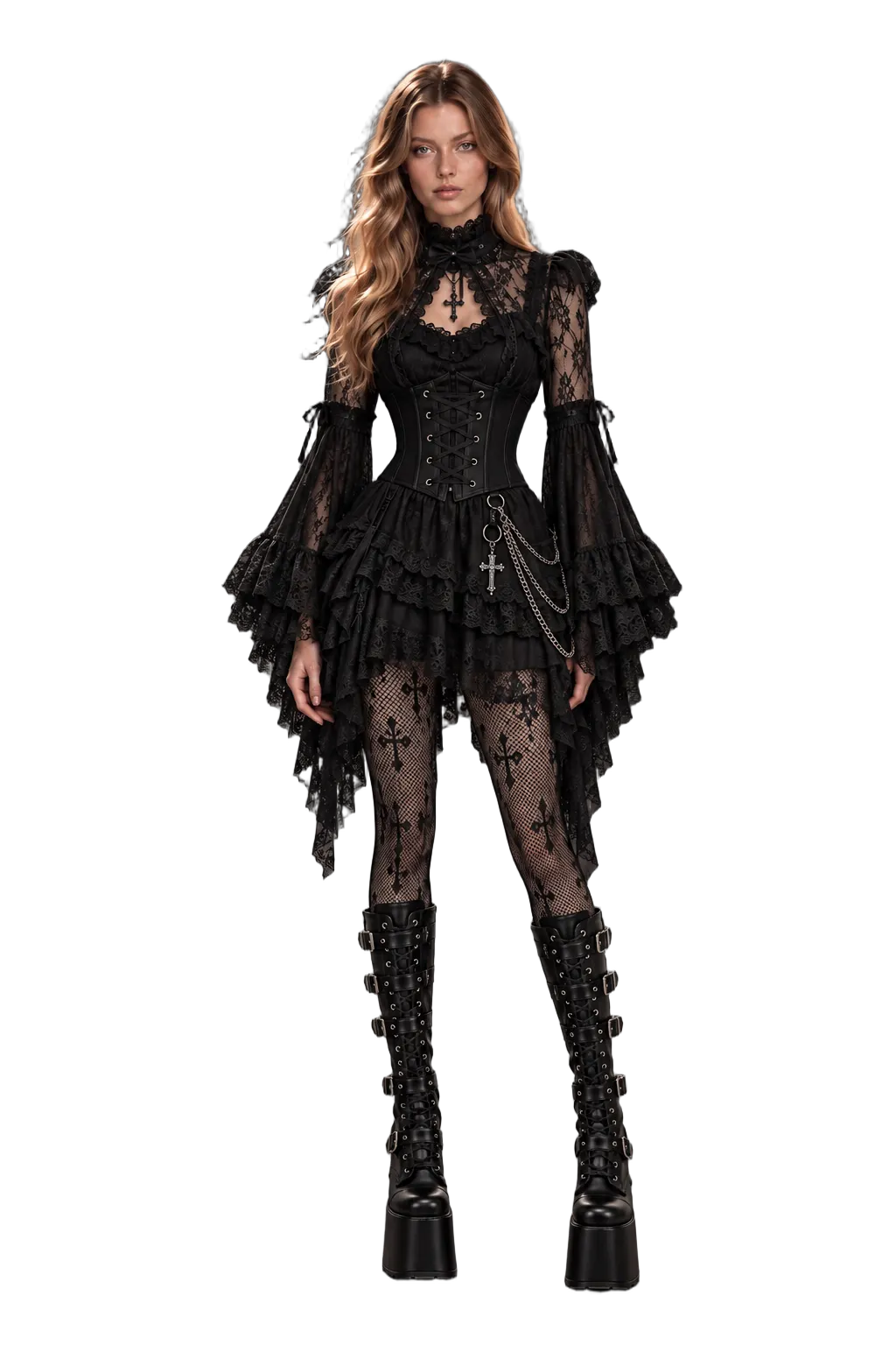 Woman — 1982 — 1982 Trad Goth Look