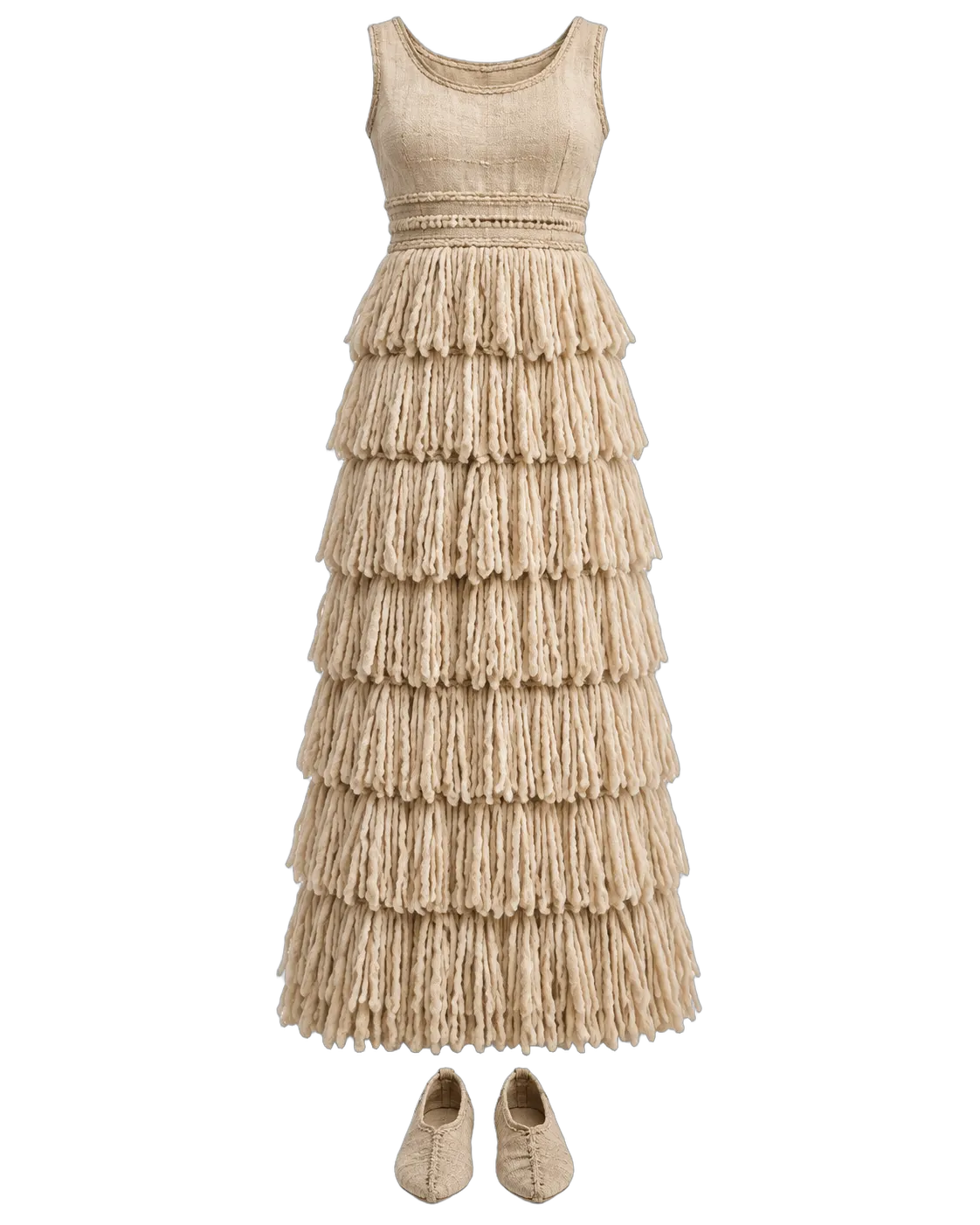 bc 2400 Kaunakes Fringed Mesopotamian Dress — Mesopotamia