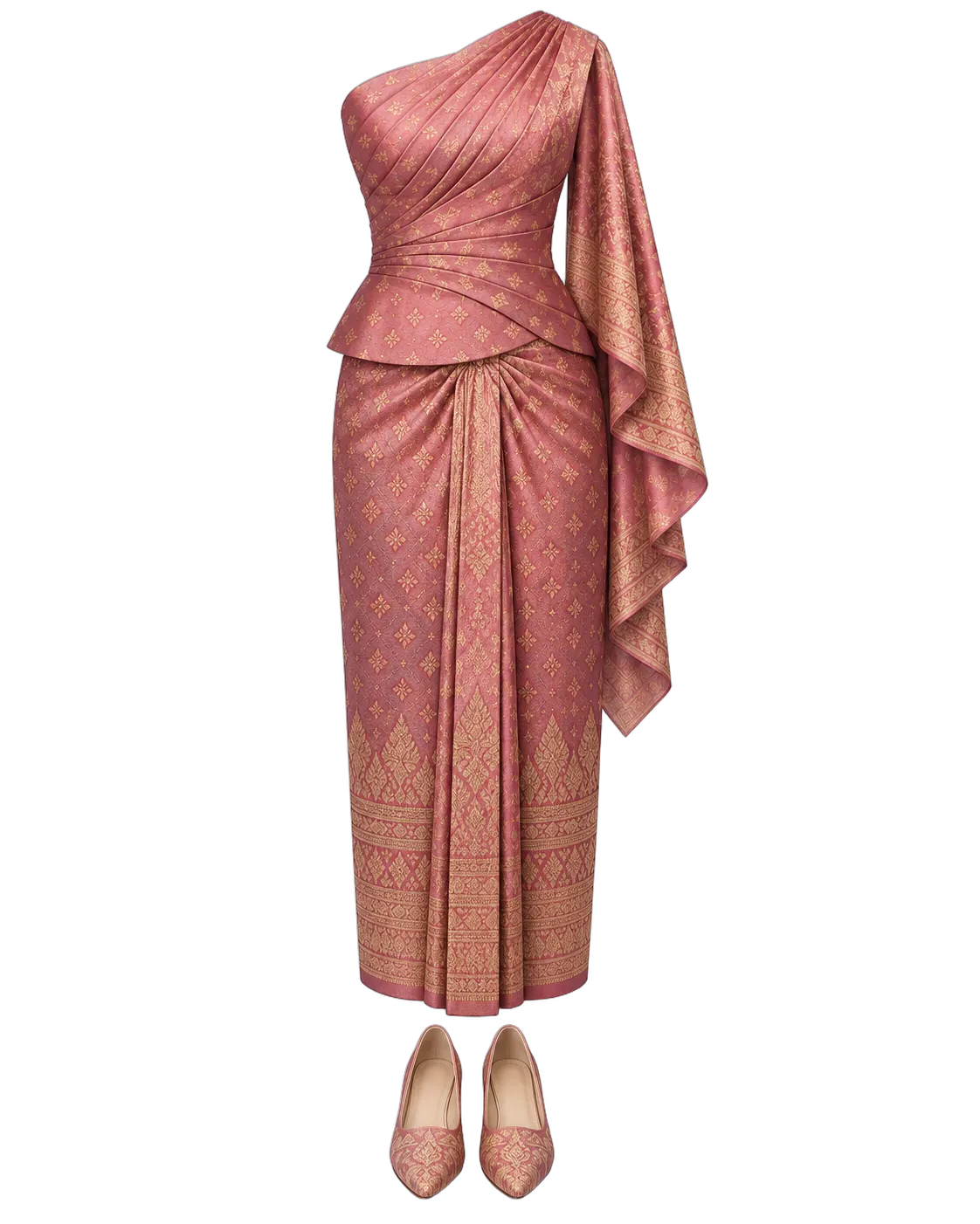 700 long sampot — Cambodia / Khmer region